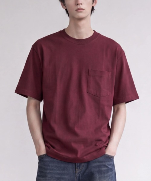 CAMBER(キャンバー)の「【T24】【CAMBER/キャンバー】MAX WEIGHT POCKET S/S TEE CAM302(Tシャツ/カットソー・メンズ・グリーン/ロイヤルブルー/ホワイト/グレー/ネイビー/レッド/マルーン/ブラック/オレンジ/ゴールド・SMALL/MEDIUM/X-LARGE/LARGE)」の8枚目の写真