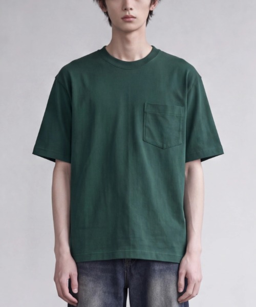 CAMBER(キャンバー)の「【T24】【CAMBER/キャンバー】MAX WEIGHT POCKET S/S TEE CAM302(Tシャツ/カットソー・メンズ・グリーン/ロイヤルブルー/ホワイト/グレー/ネイビー/レッド/マルーン/ブラック/オレンジ/ゴールド・SMALL/MEDIUM/X-LARGE/LARGE)」の4枚目の写真