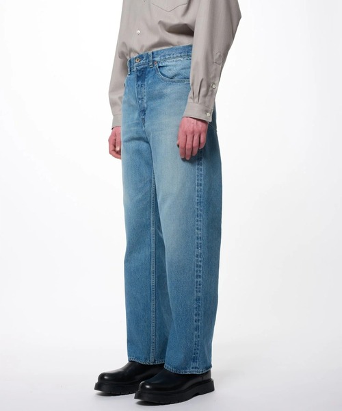 markaware(マーカウェア)の「【marka】CYLINDER FIT JEANS(デニムパンツ・メンズ・インディゴブルー・1/2)」の2枚目の写真