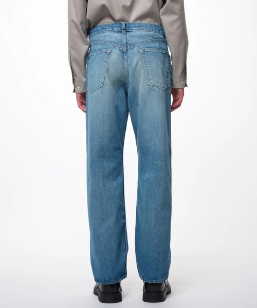 markaware(マーカウェア)の「【marka】CYLINDER FIT JEANS(デニムパンツ・メンズ・インディゴブルー・1/2)」の3枚目の写真