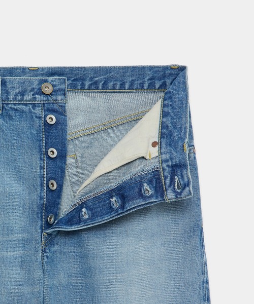 markaware(マーカウェア)の「【marka】CYLINDER FIT JEANS(デニムパンツ・メンズ・インディゴブルー・1/2)」の6枚目の写真