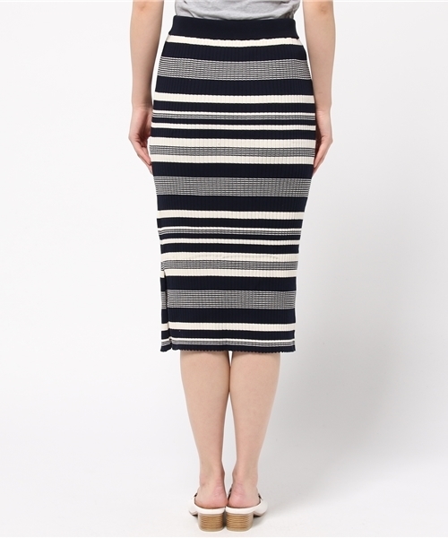 URBAN RESEARCH（アーバンリサーチ）の「UR レトロボーダースカート（スカート・レディース・ホワイト系その他/グリーン系その他・FREE）」の8枚目の写真