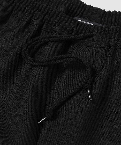 COMME des GARCONS HOMME（コム デ ギャルソン・オム）の「WOOL MILITALY SERGE EASY PANTS（その他パンツ・メンズ・ブラック/ネイビー・XS/L/M/S）」の3枚目の写真