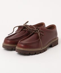Clarks クラークス CLEYHILL SEAM【本革】メンズシューズ モカシン ワラビー(クレイヒルシーム) 26186417 ブラウンレザー