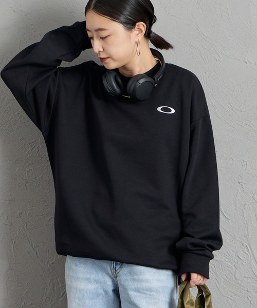 OAKLEY（オークリー）の「【WEB限定】[OAKLEY/オークリー] RE-FOUNDATIONAL FLEECE 1.0 クルーネックスウェット（スウェット・メンズ・グレー/ライトグレー/ブラック・XS/S/M）」の2枚目の写真