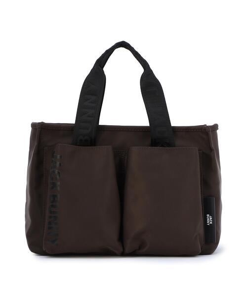 Jack Bunny!!(ジャックバニー)の「高周波プリントトートバッグ (UNISEX)(ショルダーバッグ・メンズ・グレー/ブラウン/ネイビー・FREE)」の2枚目の写真