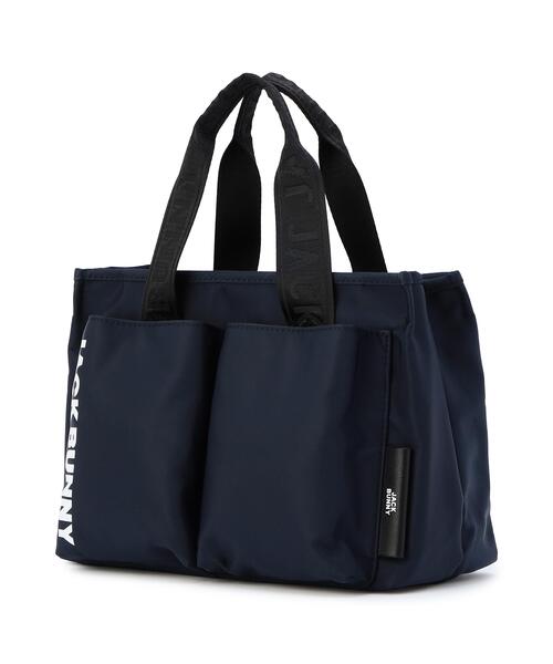 Jack Bunny!!(ジャックバニー)の「高周波プリントトートバッグ (UNISEX)(ショルダーバッグ・メンズ・グレー/ブラウン/ネイビー・FREE)」の4枚目の写真