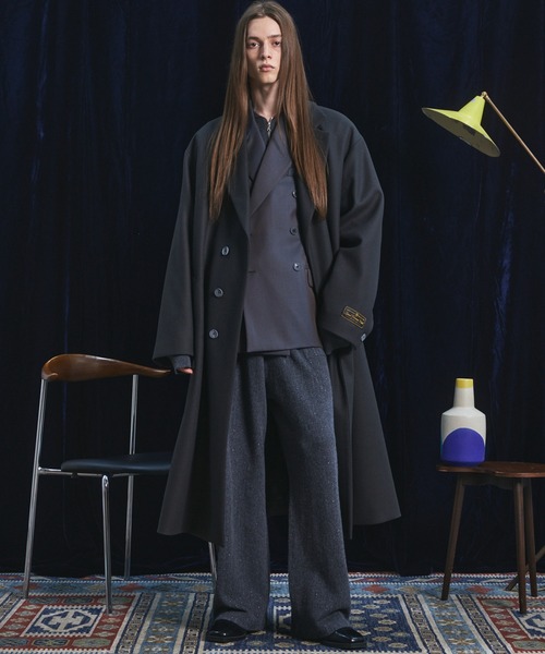 MAISON SPECIAL（メゾンスペシャル）の「《UNISEX》シャイニーストライプへリンボーンプライムオーバーハーフジップニット/Shiny Stripe Herringbone Prime-Over Half-Zip Sweater【MAISON SPECIAL/メゾンスペシャル】■セットアップ対応■（ニット/セーター・メンズ・チャコールグレー/ブラック・0/1/2）」の18枚目の写真