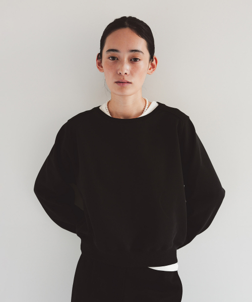 BLANKROOM HER（ブランクルームウーマン）の「Colette スウェットシャツ_MELANGE GRAY（スウェット・レディース・その他・ONE）」の2枚目の写真