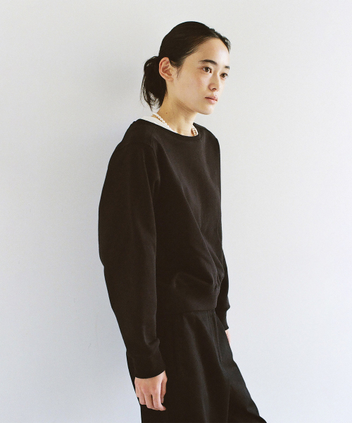 BLANKROOM HER（ブランクルームウーマン）の「Colette スウェットシャツ_MELANGE GRAY（スウェット・レディース・その他・ONE）」の3枚目の写真