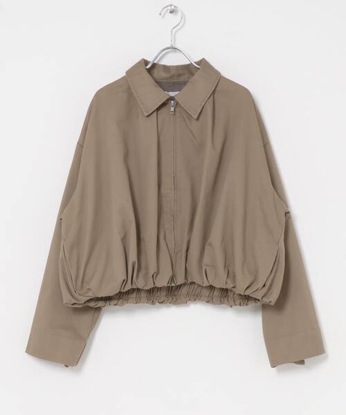 ITEMS URBANRESEARCH(アイテムズ アーバンリサーチ)の「バルーンブルゾン(ブルゾン・レディース・グリーン系その他/ベージュ・FREE)」の9枚目の写真
