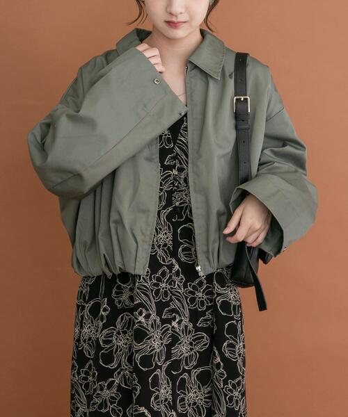 ITEMS URBANRESEARCH(アイテムズ アーバンリサーチ)の「バルーンブルゾン(ブルゾン・レディース・グリーン系その他/ベージュ・FREE)」の15枚目の写真