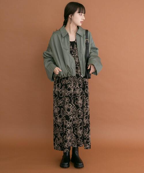 ITEMS URBANRESEARCH(アイテムズ アーバンリサーチ)の「バルーンブルゾン(ブルゾン・レディース・グリーン系その他/ベージュ・FREE)」の19枚目の写真