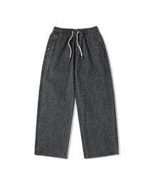 レディース LW3 ヒョウ柄ウールオーバーバンディングパンツ