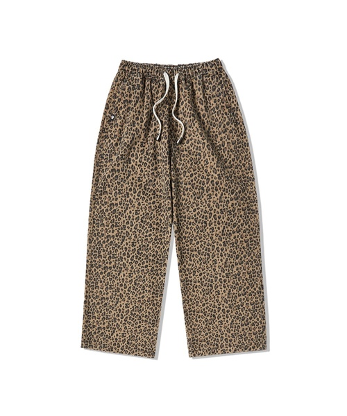 LIFE WORK(ライフワーク)の「レディース LW3 ヒョウ柄ウールオーバーバンディングパンツ(その他パンツ・レディース・チャコールグレー/マルチ・LARGE/MEDIUM/SMALL)」の1枚目の写真