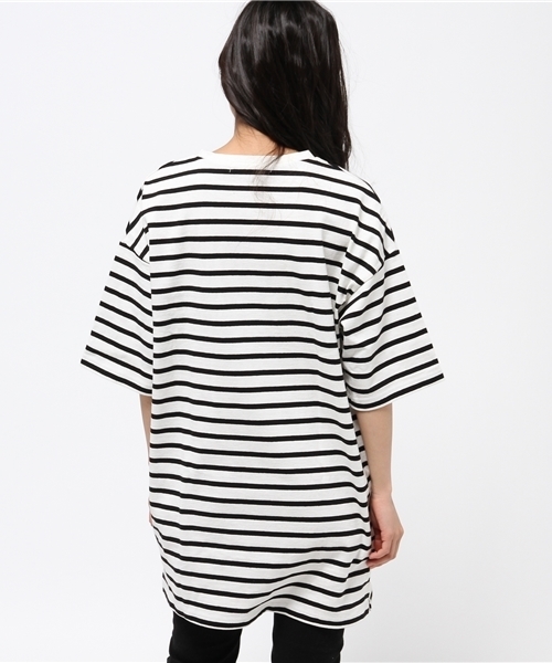 VENCEEXCHANGE（ヴァンスエクスチェンジ）の「ボーダーワンピース（ワンピース・レディース・ホワイト/ブラック・MEDIUM）」の5枚目の写真