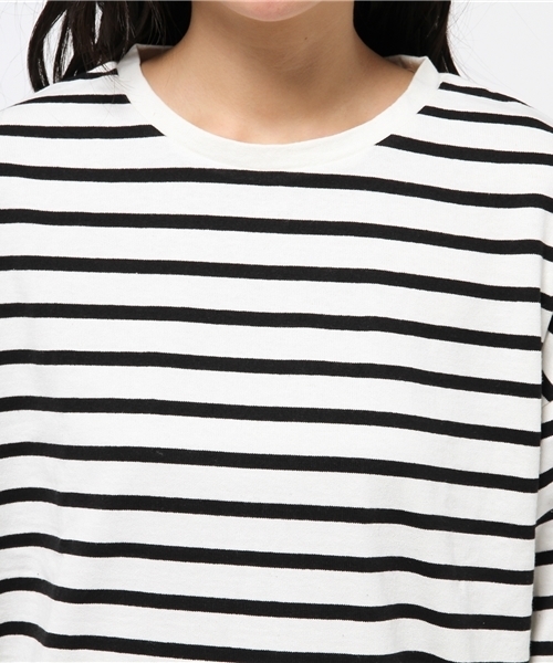 VENCEEXCHANGE（ヴァンスエクスチェンジ）の「ボーダーワンピース（ワンピース・レディース・ホワイト/ブラック・MEDIUM）」の6枚目の写真