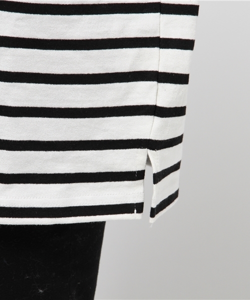 VENCEEXCHANGE（ヴァンスエクスチェンジ）の「ボーダーワンピース（ワンピース・レディース・ホワイト/ブラック・MEDIUM）」の8枚目の写真