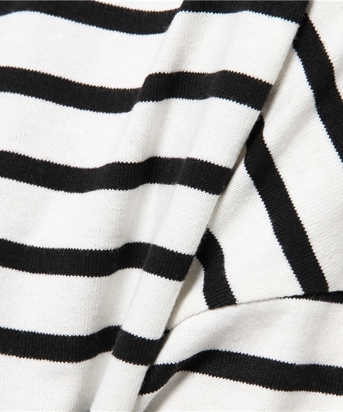VENCEEXCHANGE（ヴァンスエクスチェンジ）の「ボーダーワンピース（ワンピース・レディース・ホワイト/ブラック・MEDIUM）」の9枚目の写真