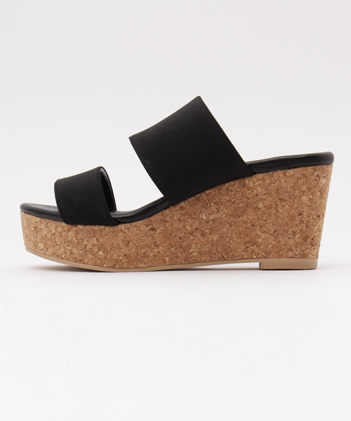 URBAN RESEARCH（アーバンリサーチ）の「jujube Wゴムサンダル（サンダル・レディース・インディゴブルー/ブラック・36/37/38）」の3枚目の写真