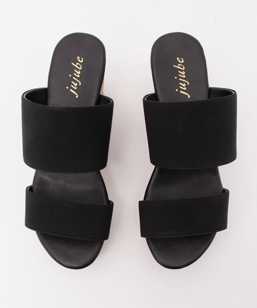 URBAN RESEARCH（アーバンリサーチ）の「jujube Wゴムサンダル（サンダル・レディース・インディゴブルー/ブラック・36/37/38）」の6枚目の写真