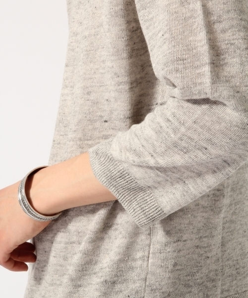 RAGEBLUE(レイジブルー)の「【接触冷感】フレンチリネンクルー7分袖/718733(ニット/セーター・メンズ・ライトブルー/グリーン/グレー・LARGE/MEDIUM)」の12枚目の写真