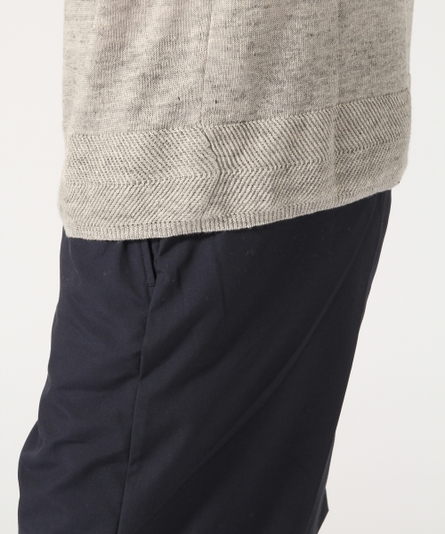 RAGEBLUE(レイジブルー)の「【接触冷感】フレンチリネンクルー7分袖/718733(ニット/セーター・メンズ・ライトブルー/グリーン/グレー・LARGE/MEDIUM)」の13枚目の写真