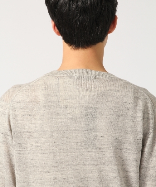 RAGEBLUE(レイジブルー)の「【接触冷感】フレンチリネンクルー7分袖/718733(ニット/セーター・メンズ・ライトブルー/グリーン/グレー・LARGE/MEDIUM)」の14枚目の写真