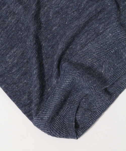 RAGEBLUE(レイジブルー)の「【接触冷感】フレンチリネンクルー7分袖/718733(ニット/セーター・メンズ・ライトブルー/グリーン/グレー・LARGE/MEDIUM)」の17枚目の写真