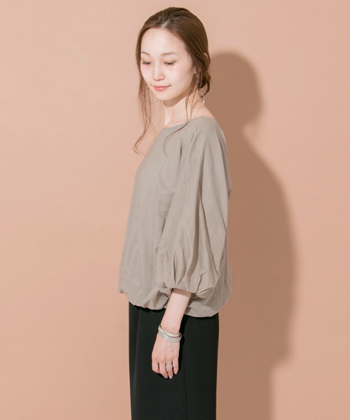 URBAN RESEARCH(アーバンリサーチ)の「UR バルーンブラウス(シャツ/ブラウス・レディース・ピンク系その他/オフホワイト/ライトカーキ・FREE)」の18枚目の写真