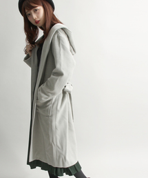 WEGO | WEGO/フードガウンコート(チェスターコート)