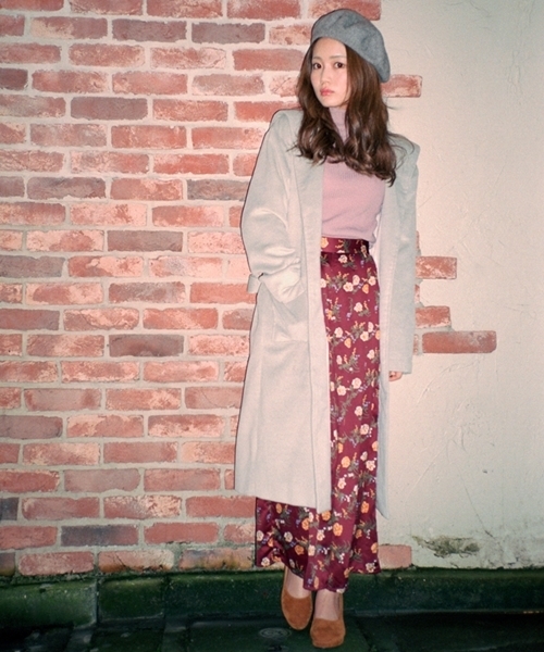 WEGO（ウィゴー）の「WEGO/フードガウンコート（チェスターコート・レディース・キャメル/ピンク/杢グレー・FREE）」の19枚目の写真