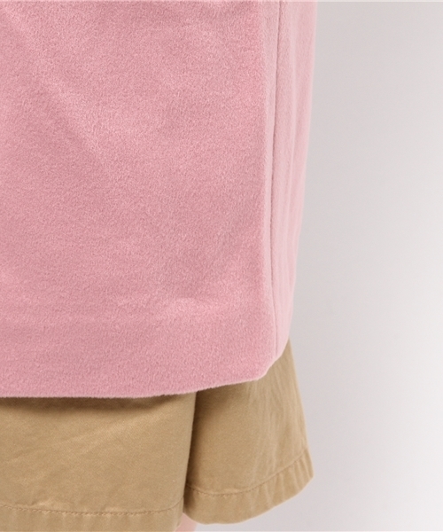 WEGO（ウィゴー）の「WEGO/フードガウンコート（チェスターコート・レディース・キャメル/ピンク/杢グレー・FREE）」の10枚目の写真