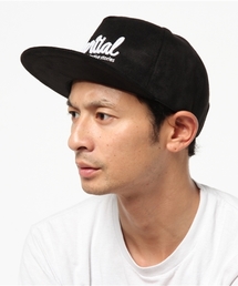 VENCEEXCHANGE | スエード平ツバ刺繍キャップ       (キャップ)