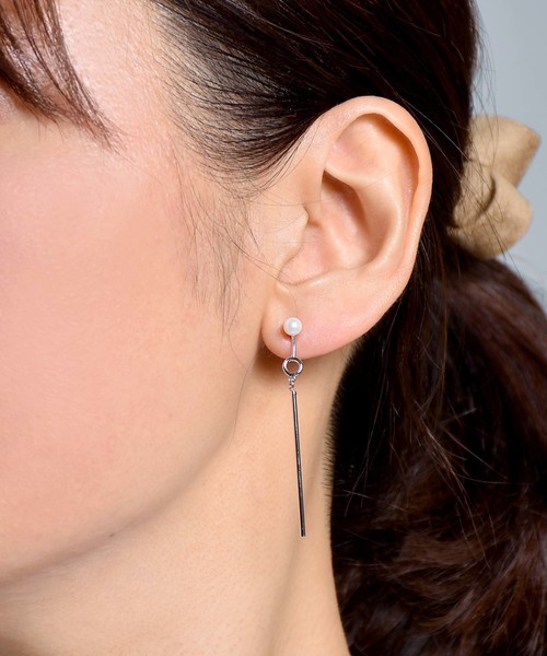 PLAIN CLOTHING(プレーンクロージング)の「トライアングル×スティックピアス【PLAIN CLOTHING】(ピアス(両耳用)・レディース・ゴールド/シルバー・FREE)」の9枚目の写真