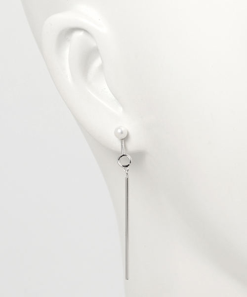 PLAIN CLOTHING(プレーンクロージング)の「トライアングル×スティックピアス【PLAIN CLOTHING】(ピアス(両耳用)・レディース・ゴールド/シルバー・FREE)」の6枚目の写真