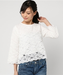 Honeys | 総レースプルオーバー(Tシャツ/カットソー)