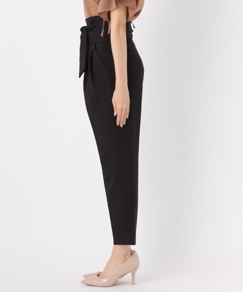 Andemiu（アンデミュウ）の「【共地のサッシュベルト付き!】リボンベルトツキパン768098（その他パンツ・レディース・キャメル/ブラック・MEDIUM/SMALL）」の13枚目の写真