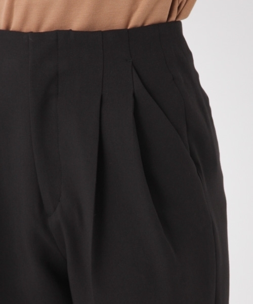 Andemiu（アンデミュウ）の「【共地のサッシュベルト付き!】リボンベルトツキパン768098（その他パンツ・レディース・キャメル/ブラック・MEDIUM/SMALL）」の8枚目の写真