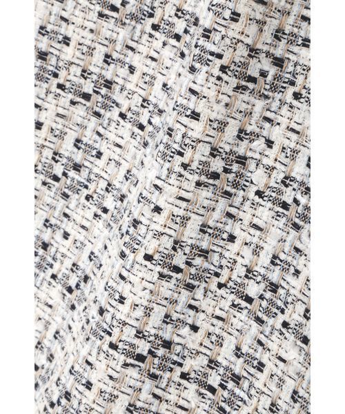 22 OCTOBRE（ヴァンドゥ－オクトーブル）の「◆ミックスツィードスカート（スカート・レディース・ネイビー/グレー・40/38/42/36）」の4枚目の写真