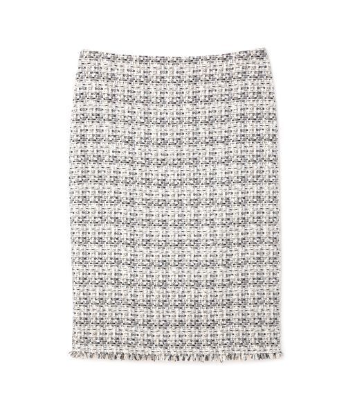 22 OCTOBRE（ヴァンドゥ－オクトーブル）の「◆ミックスツィードスカート（スカート・レディース・ネイビー/グレー・40/38/42/36）」の9枚目の写真