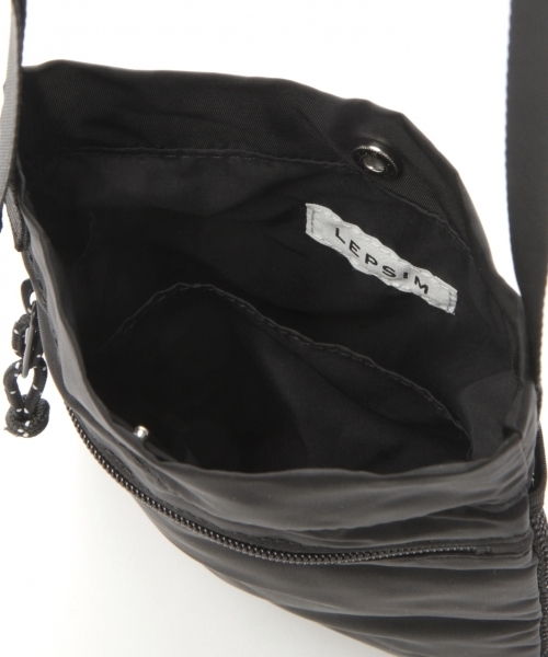LEPSIM（レプシィム）の「ナイロンミニサコッシュ　784316（ボディバッグ/ウエストポーチ・レディース・ブラック/ベージュ/パープル/グレー/ブルーグリーン・ONE SIZE）」の6枚目の写真