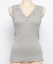 laboratory work | コットンレースタンク(Tシャツ/カットソー)