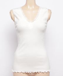 laboratory work | ｺｯﾄﾝﾚｰｽﾀﾝｸ(Tシャツ/カットソー)