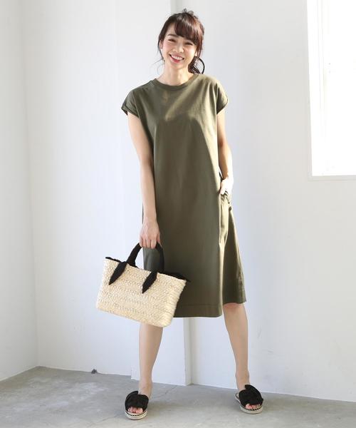coen(コーエン)の「【大人気・追加生産】USAコットンワンピース(ワンピース・レディース・ブラック/カーキ/オフホワイト・FREE)」の17枚目の写真