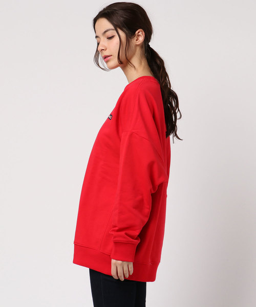 LOWRYS FARM(ローリーズファーム)の「ellesse/ウラケプルオーバー 784645 (スウェット・レディース・オフホワイト/レッド/ネイビー・MEDIUM/LARGE)」の4枚目の写真