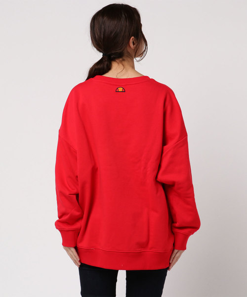 LOWRYS FARM(ローリーズファーム)の「ellesse/ウラケプルオーバー 784645 (スウェット・レディース・オフホワイト/レッド/ネイビー・MEDIUM/LARGE)」の5枚目の写真