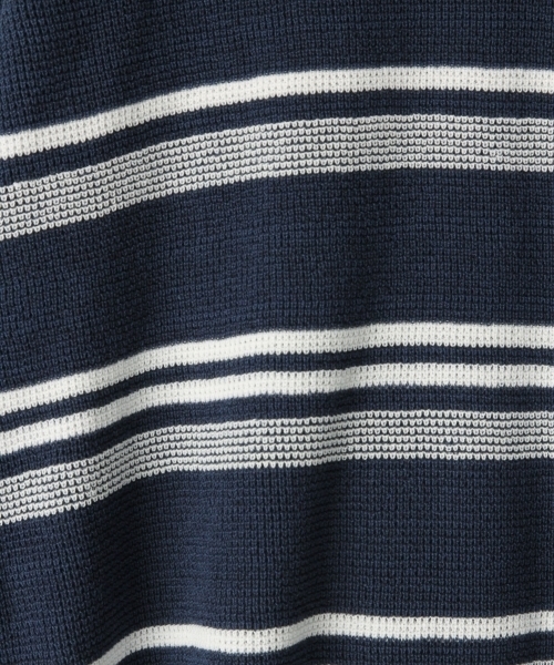 RAGEBLUE（レイジブルー）の「ワッフルパネルギマニットクルー7分袖/792920（ニット/セーター・メンズ・ベージュ/ブルー/ネイビー/ライトブルー/パープル・LARGE/MEDIUM/SMALL）」の15枚目の写真