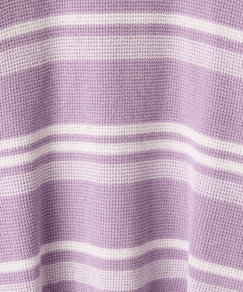 RAGEBLUE（レイジブルー）の「ワッフルパネルギマニットクルー7分袖/792920（ニット/セーター・メンズ・ベージュ/ブルー/ネイビー/ライトブルー/パープル・LARGE/MEDIUM/SMALL）」の19枚目の写真