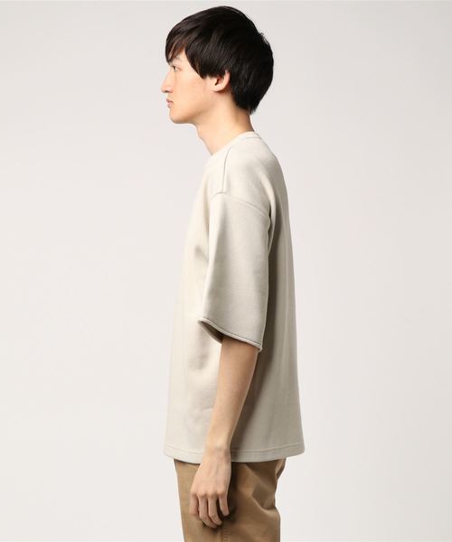 crepuscule(クレプスキュール)の「crepuscule/クレスキュプール/coolmax ニットTEE【UNISEX】(Tシャツ/カットソー・メンズ・ブラック/パープル/グレー/カーキ/イエロー/ブルー/その他・FREE)」の8枚目の写真